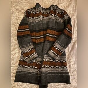 Toad&Co heartfeltlt hoodie boiled lambs wool merino cardigan, size medium.